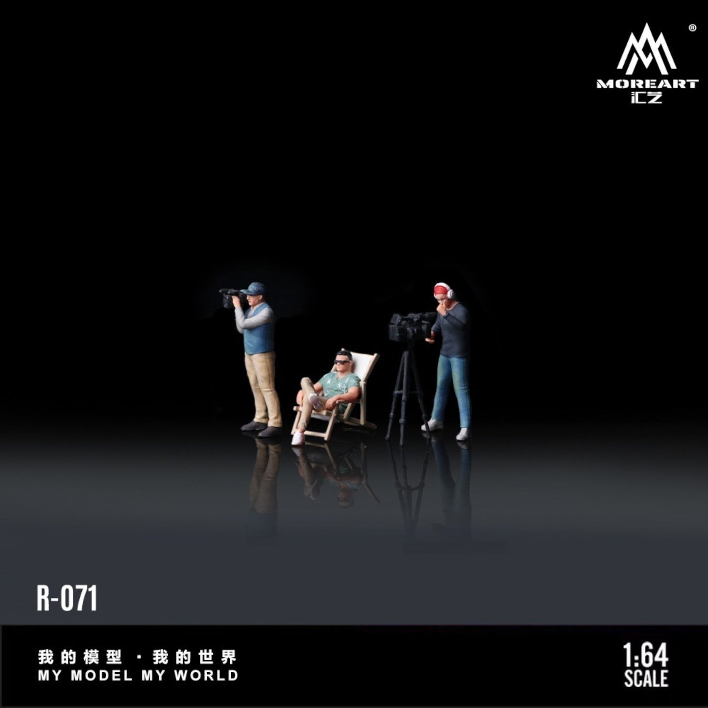 Pre-Order bis 16.10.2025 - MoreArt - Photography Team Figure Set Resin - MO223071