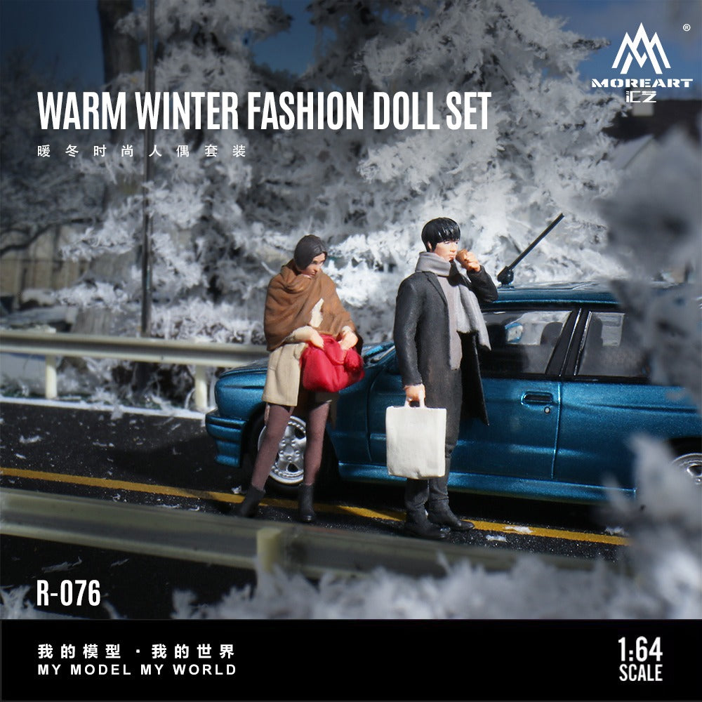 Pre-Order bis 04.12.2025 - MoreArt - Warm Winter Fashion Doll Set - Resin - MO223076