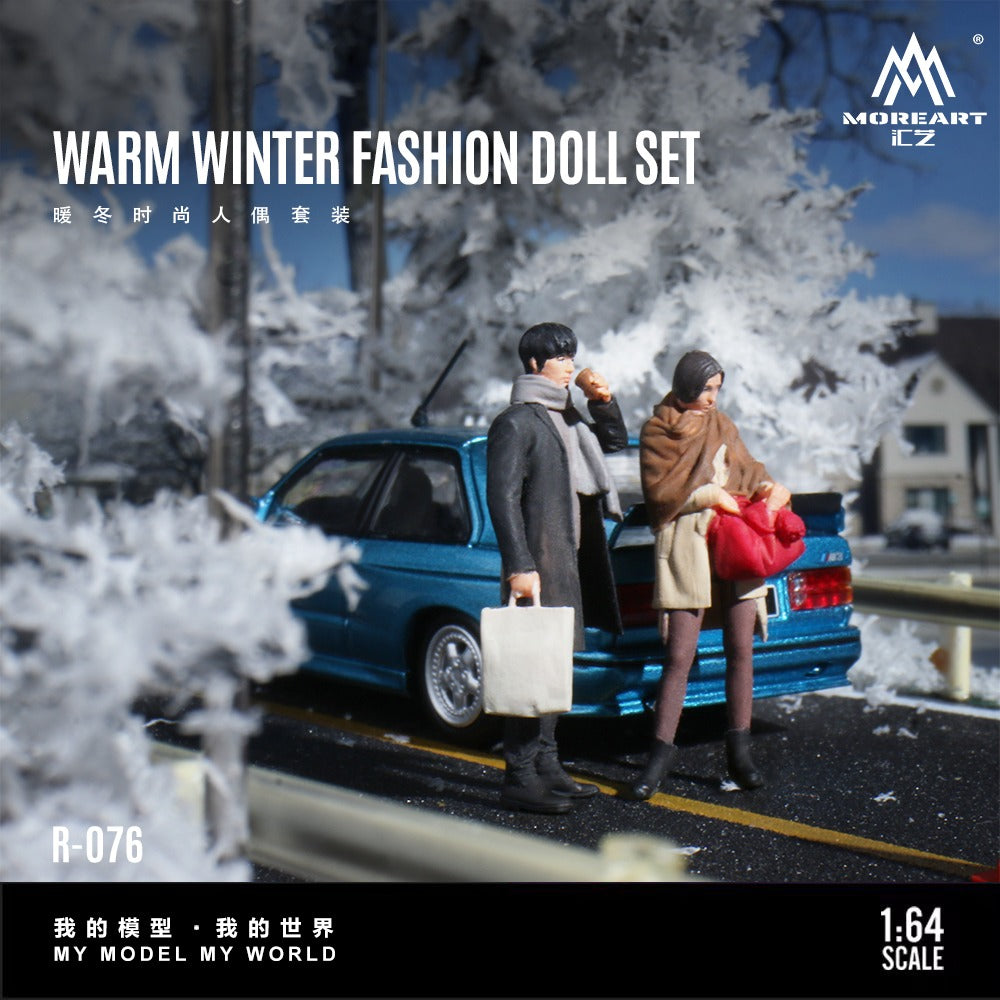 Pre-Order bis 04.12.2025 - MoreArt - Warm Winter Fashion Doll Set - Resin - MO223076