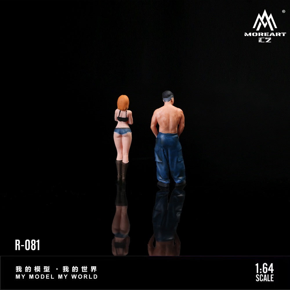 MoreArt - Pre-Order - Fitness Male and Female Doll Set - Resin - MO223081
