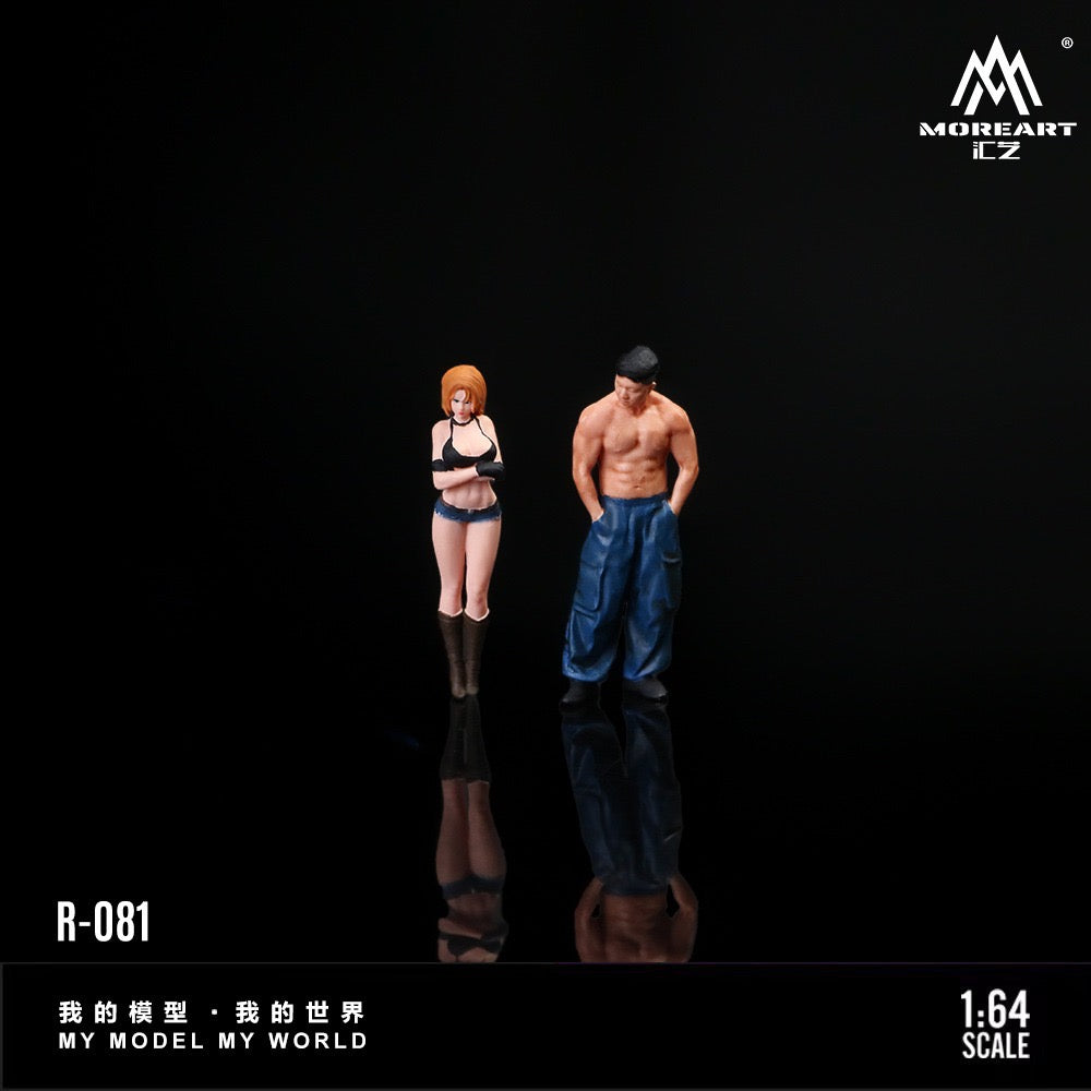 MoreArt - Pre-Order - Fitness Male and Female Doll Set - Resin - MO223081