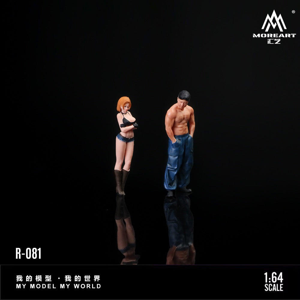 MoreArt - Pre-Order - Fitness Male and Female Doll Set - Resin - MO223081