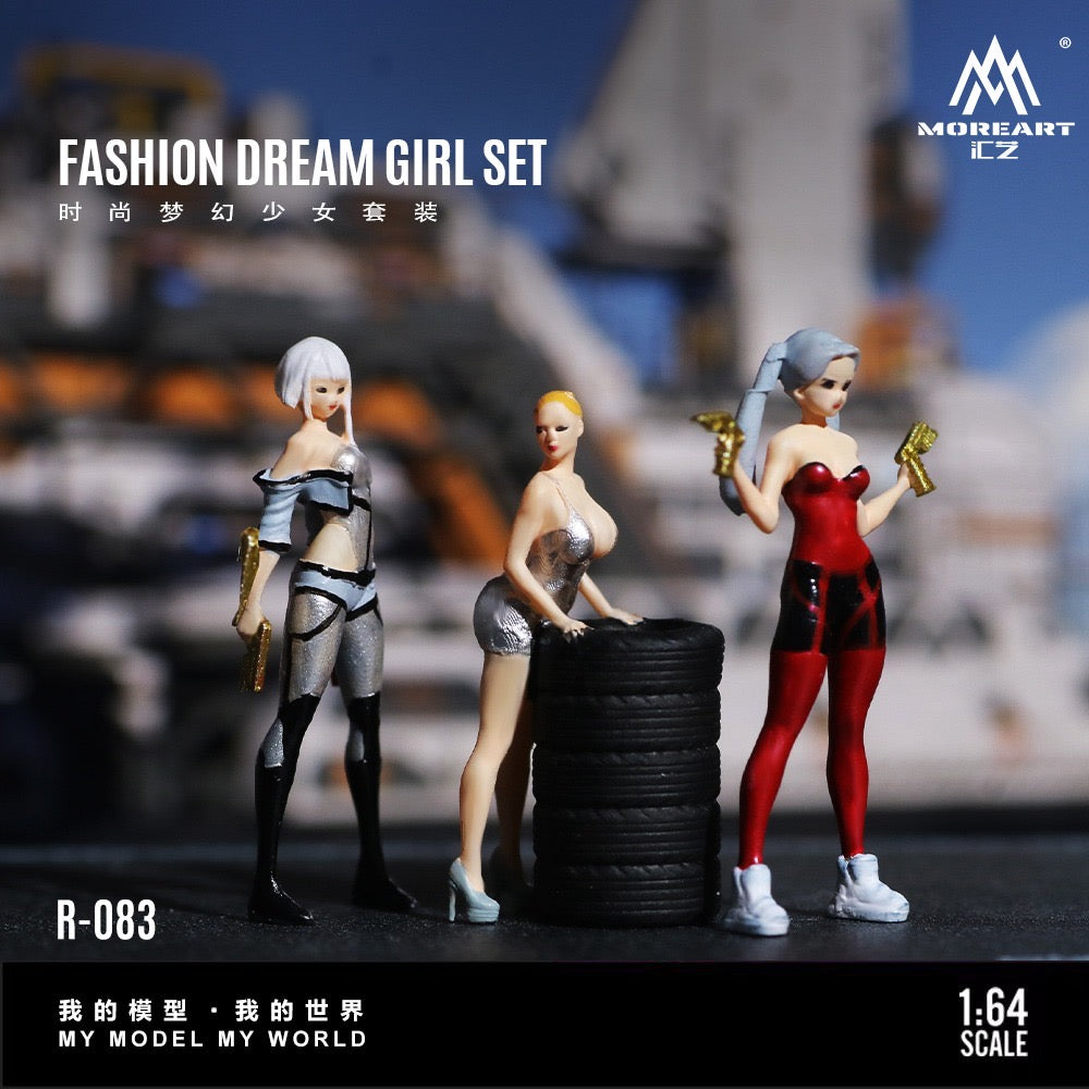 Pre-Order bis 22.01.2026 - MoreArt - Fashion Fantasy Girl Set - Resin - MO223083