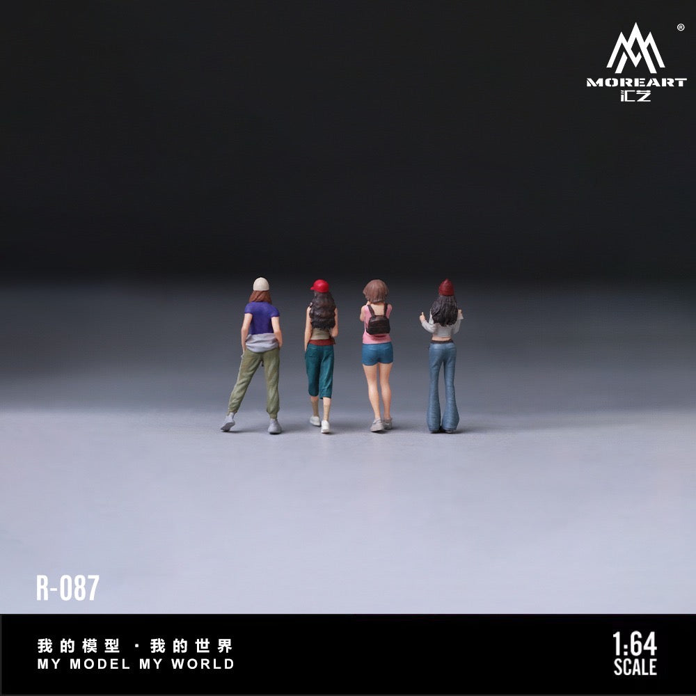 MoreArt - Pre-Order - Street Snap Best Friends Four Figure Set - Resin - MO223087
