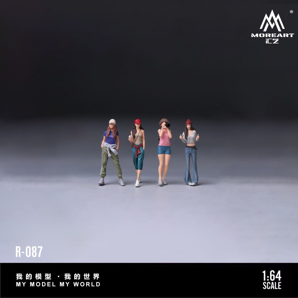 MoreArt - Pre-Order - Street Snap Best Friends Four Figure Set - Resin - MO223087