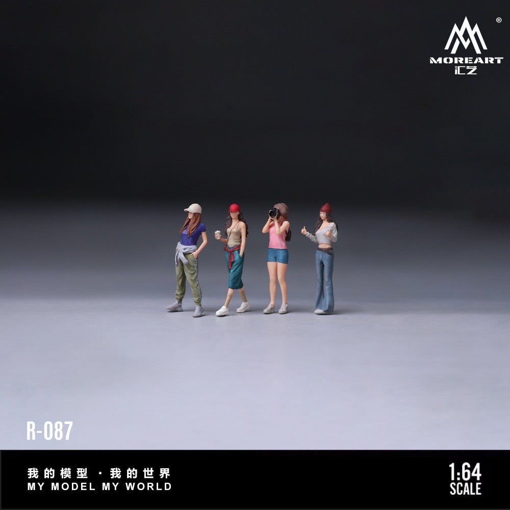 MoreArt - Pre-Order - Street Snap Best Friends Four Figure Set - Resin - MO223087