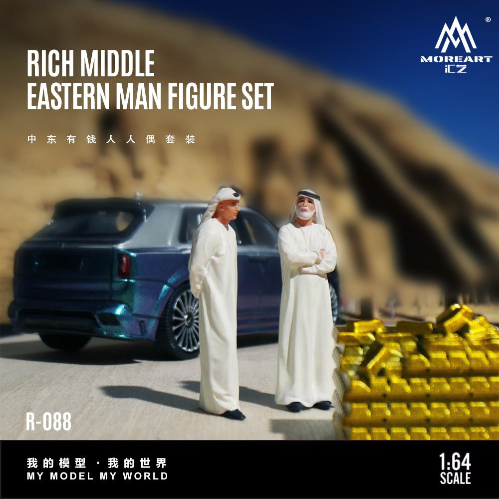 MoreArt - Pre-Order - Rich Middle East Man Figure Set - MO223088