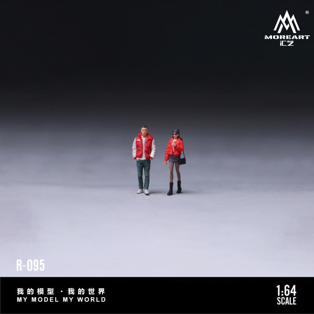 MoreArt - Pre-Order - Winter Walk Couple Doll Set - Resin - MO223095