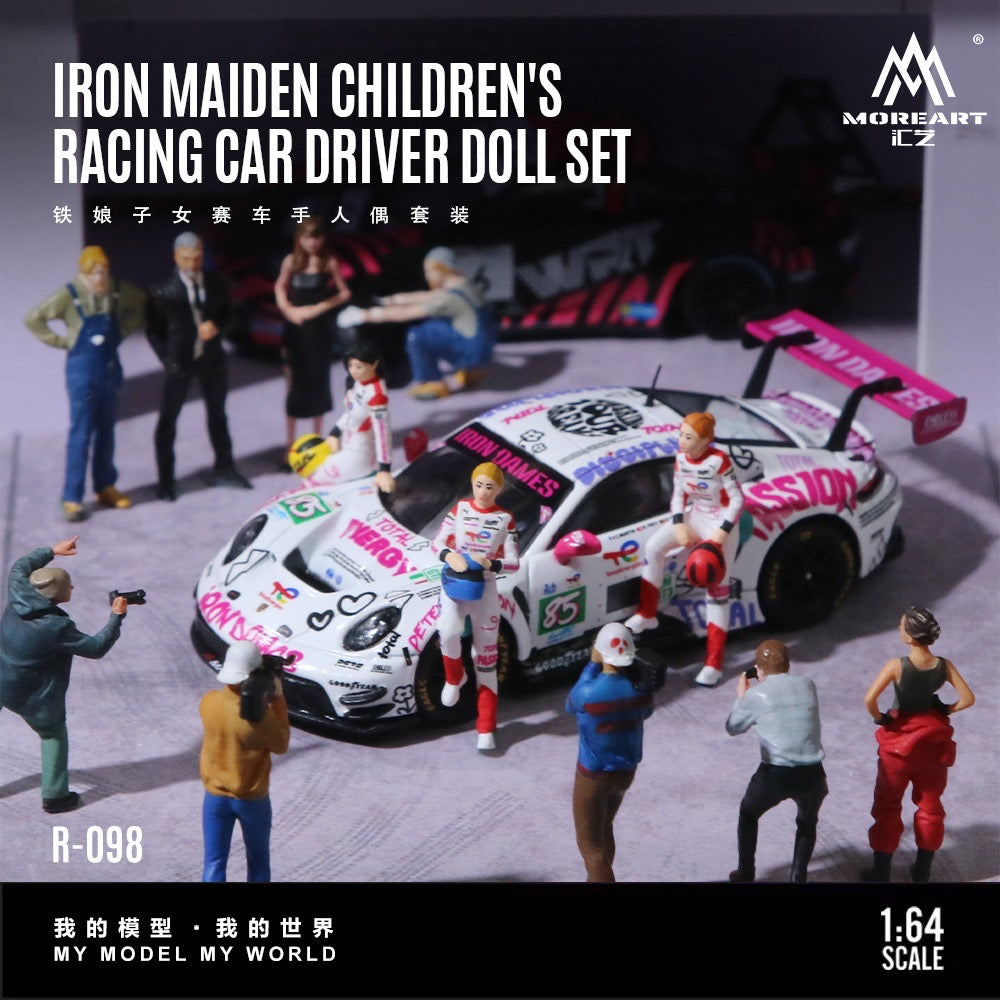 MoreArt - Pre-Order - Iron Maiden Racing Driver Doll Set - Resin - MO223098
