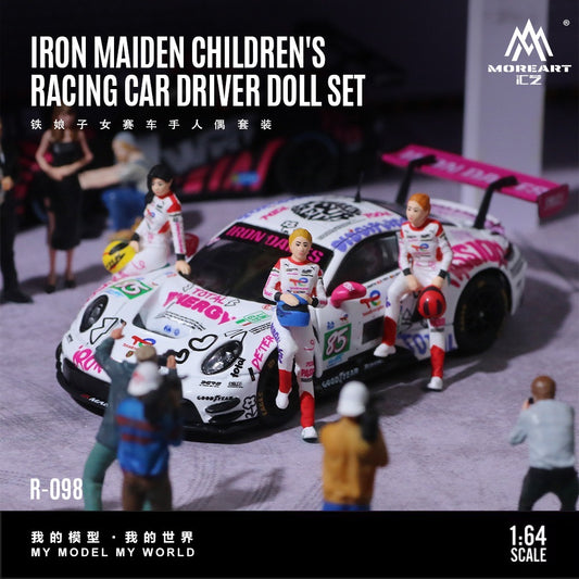 MoreArt - Pre-Order - Iron Maiden Racing Driver Doll Set - Resin - MO223098