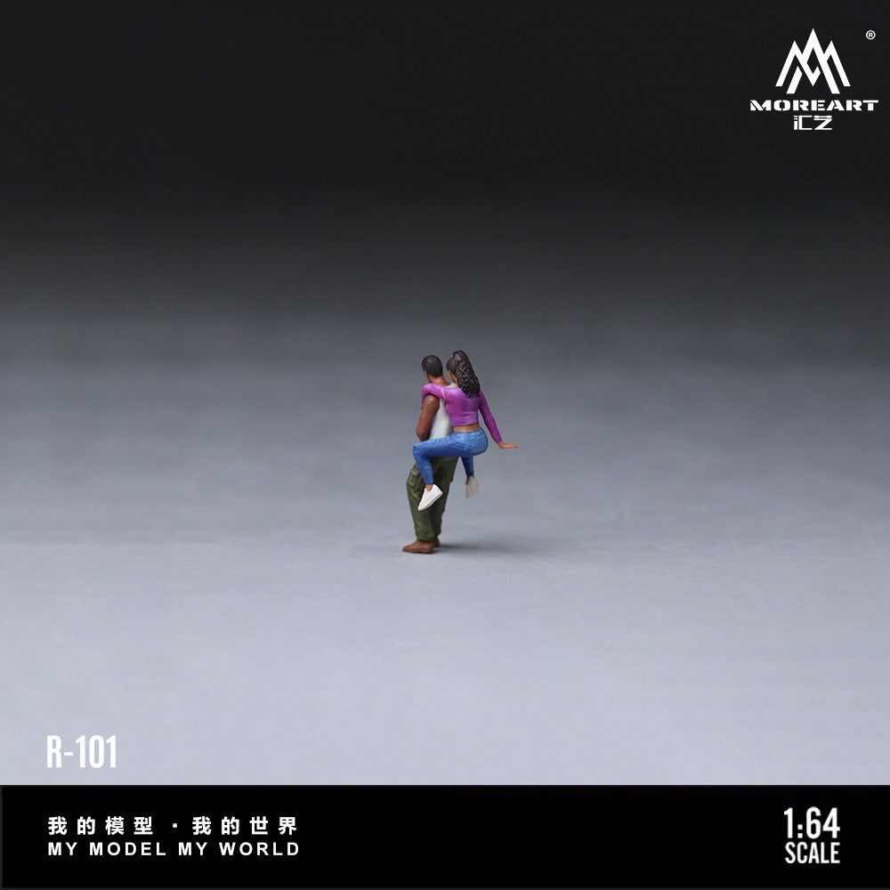 MoreArt - Pre-Order - GTA Style Gangster Couple Figure Set - Resin - MO223101