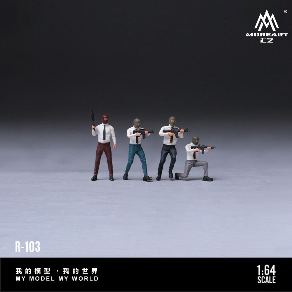 MoreArt - Pre-Order - Bandit Suit Figuren Set A - Resin - MO223103