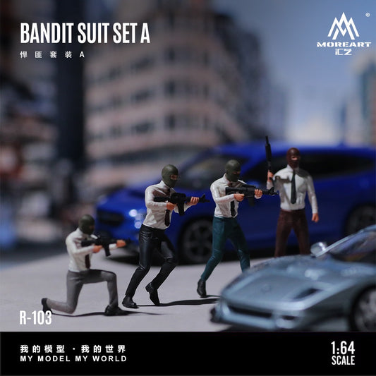 MoreArt - Pre-Order - Bandit Suit Figuren Set A - Resin - MO223103