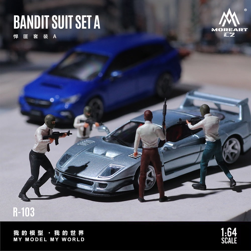 MoreArt - Pre-Order - Bandit Suit Figuren Set A - Resin - MO223103