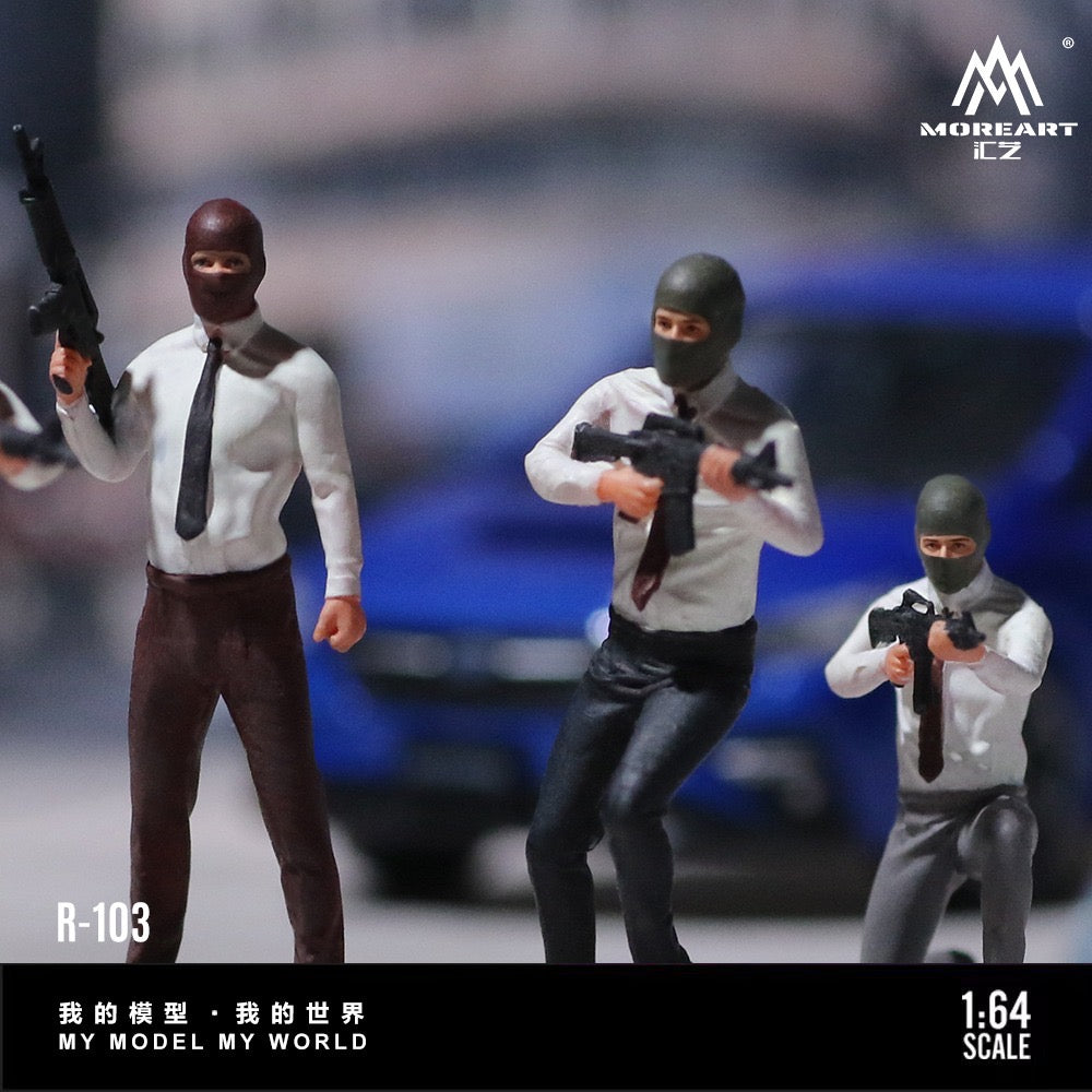 MoreArt - Pre-Order - Bandit Suit Figuren Set A - Resin - MO223103
