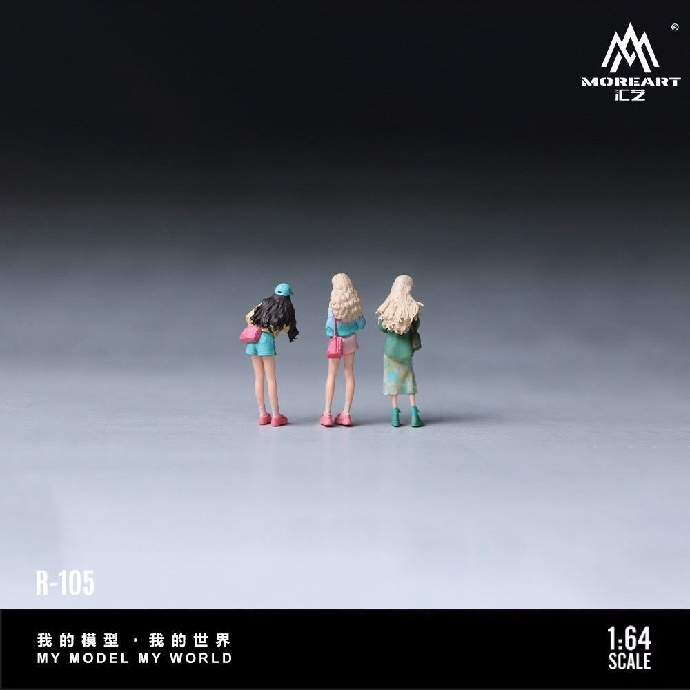 MoreArt - Pre-Order - Flower Holding Casual Best Friends Figure Set - MO223105