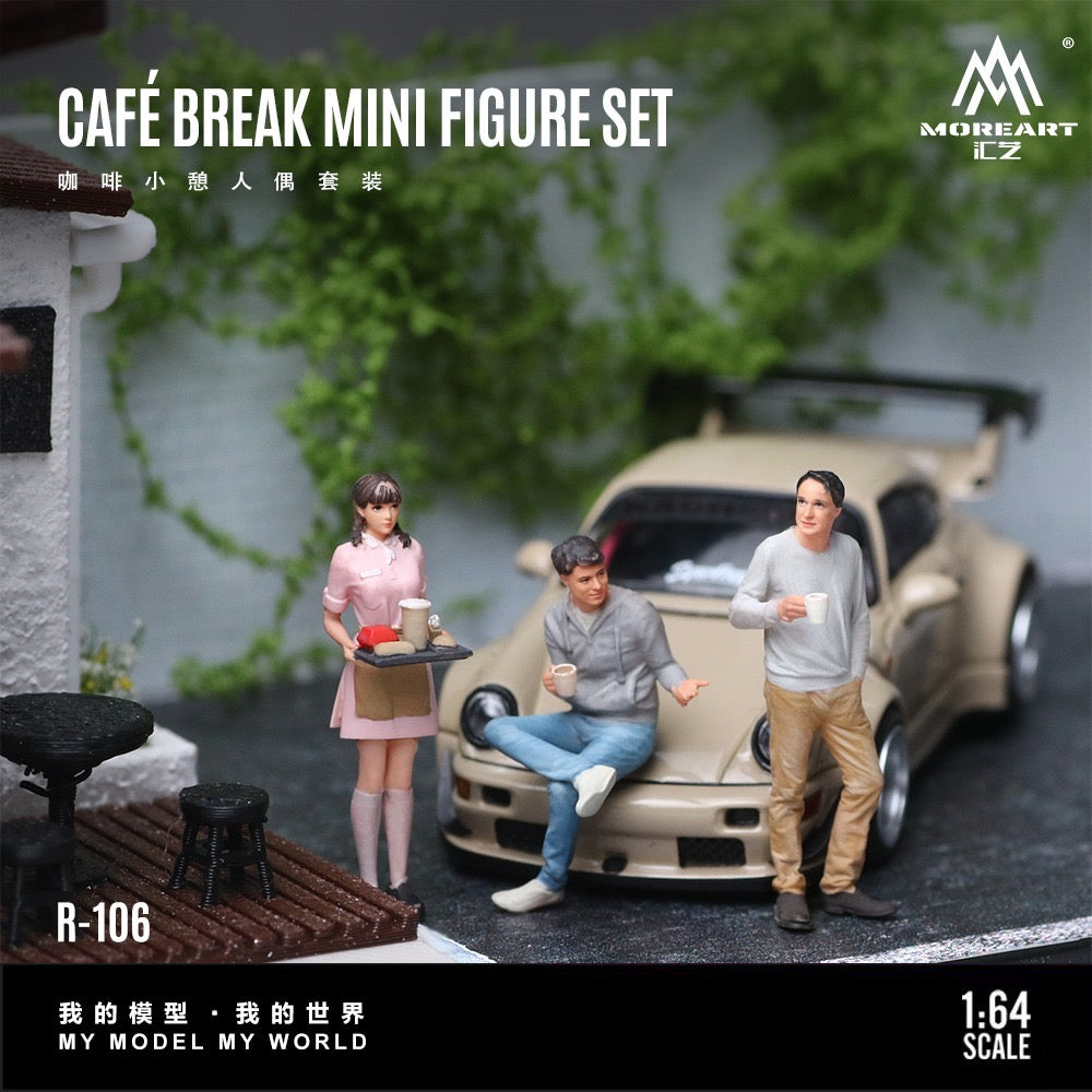MoreArt - Pre-Order - Cafe Break Mini Figure Set - Resin - MO223106