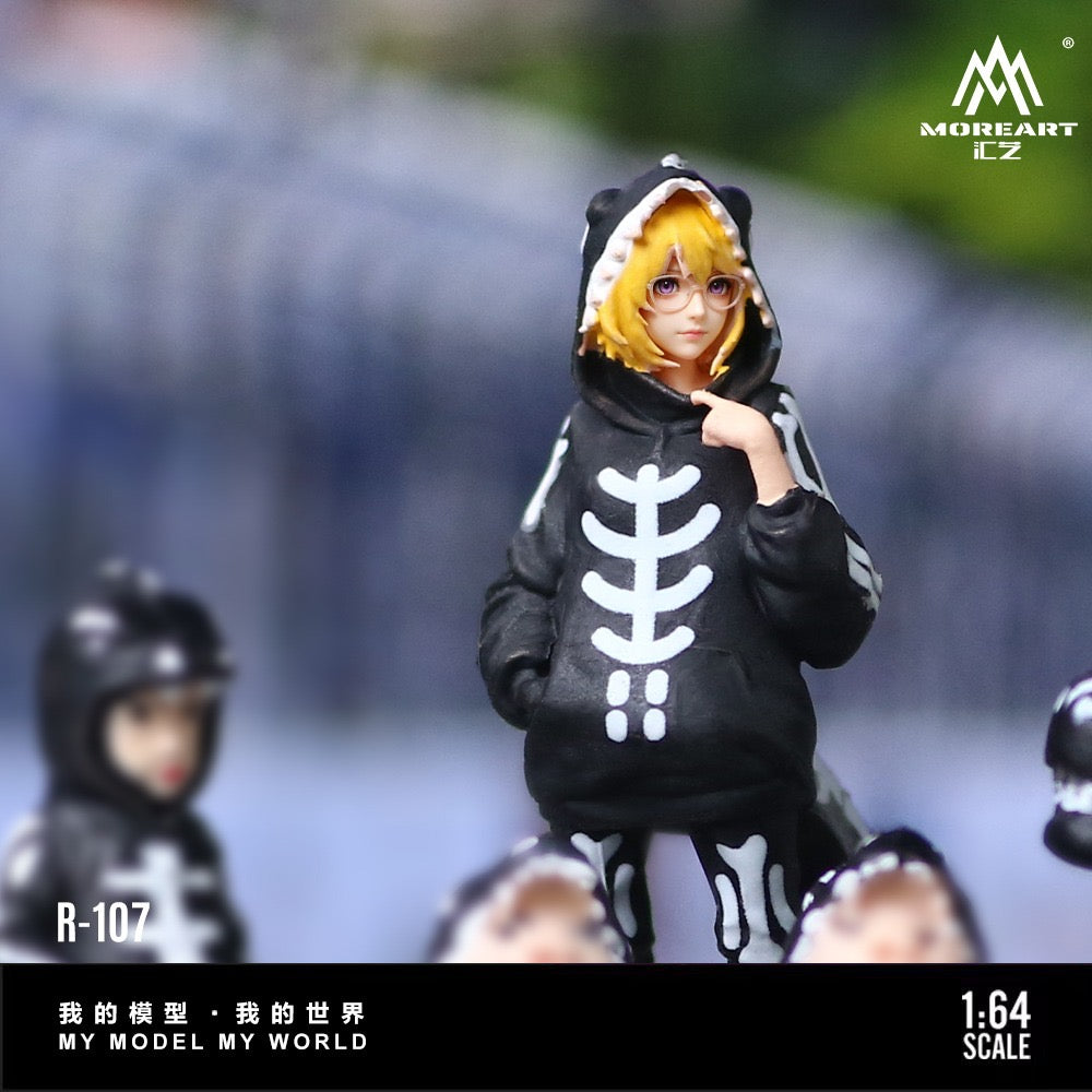 MoreArt - Pre-Order - Bone Dragon Family Figur Set - Resin - MO223107
