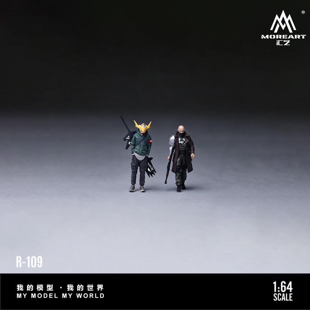 MoreArt - Pre-Order - Cyberpunk Figure Set A - Resin - MO223109