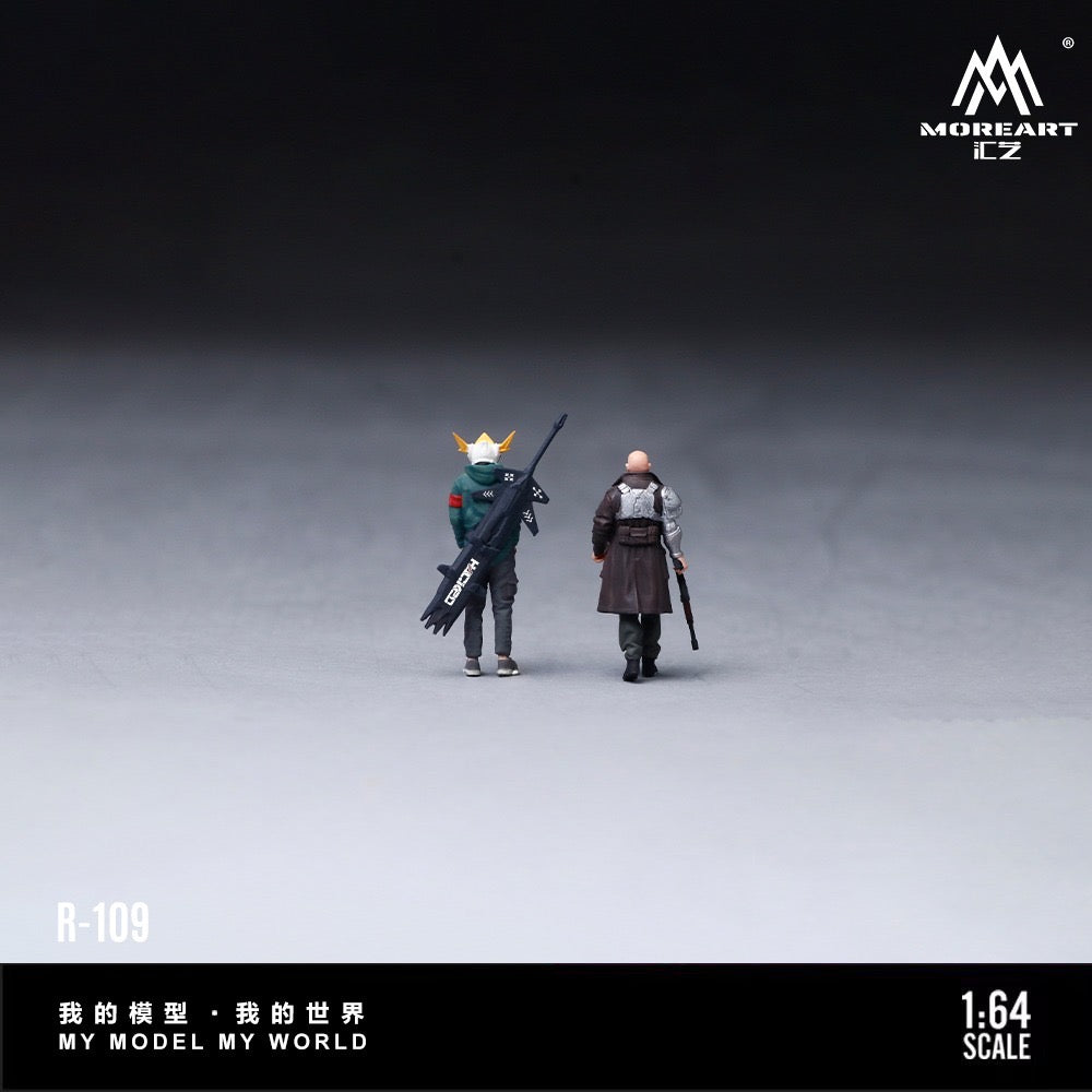 MoreArt - Pre-Order - Cyberpunk Figure Set A - Resin - MO223109