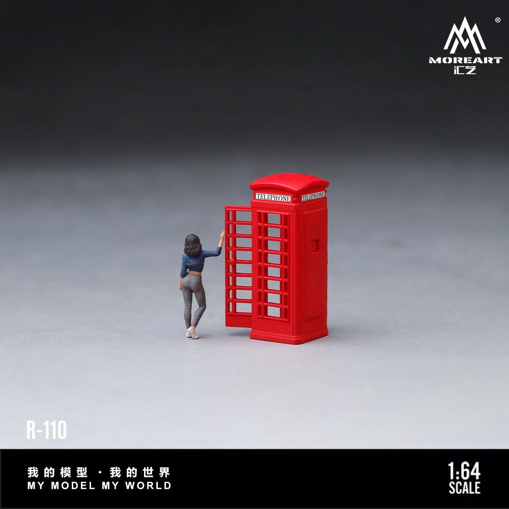 MoreArt - Pre-Order - Telephone Booth Street Shoot Girle Figure Set - Resin - MO223110