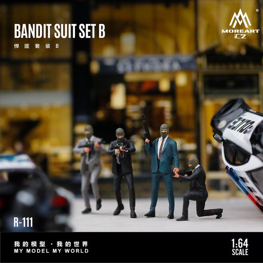MoreArt - Pre-Order - Bandit Suit Figure Set B - Resin - MO223111