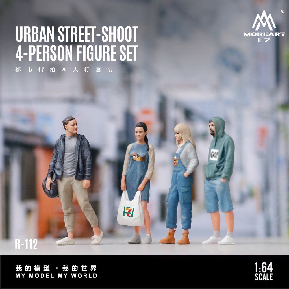 MoreArt - Pre-Order - Urban Street-Shoot Figure Set - Resin - MO223112