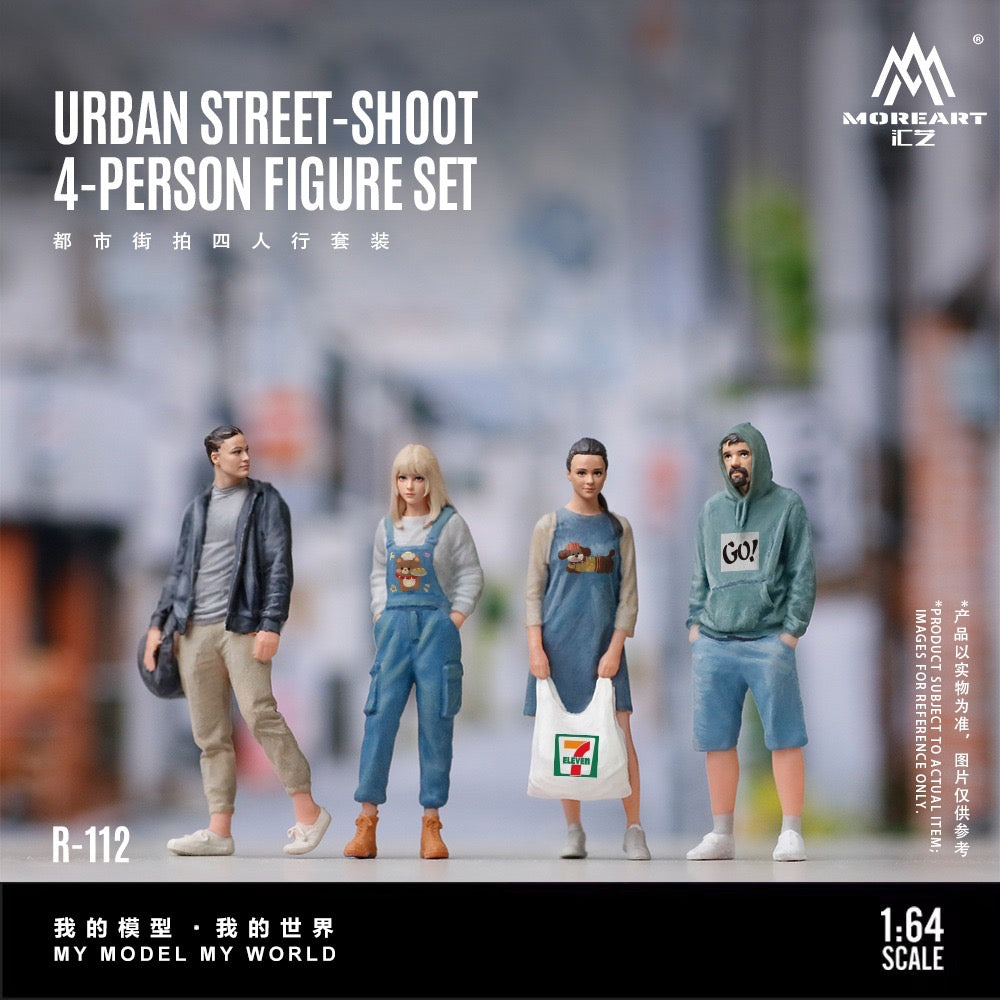 MoreArt - Pre-Order - Urban Street-Shoot Figure Set - Resin - MO223112