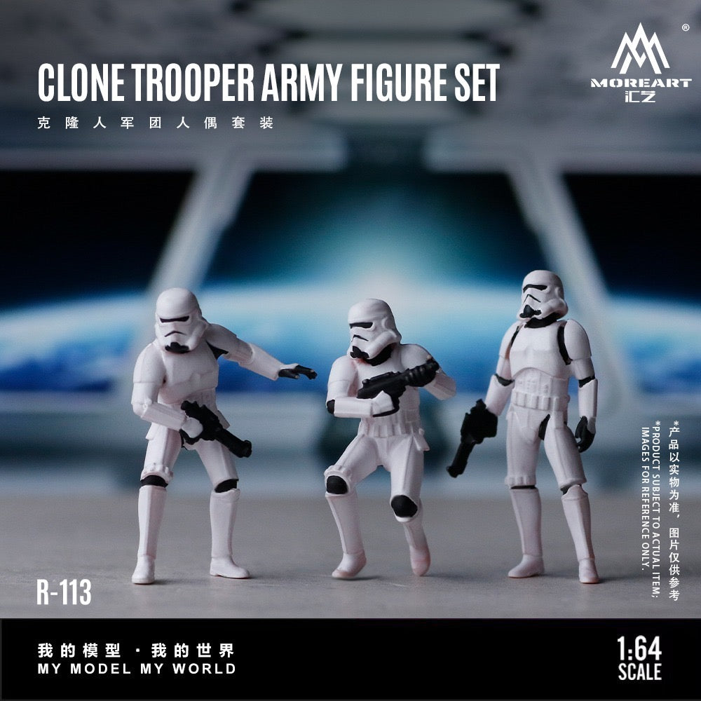 MoreArt - Pre-Order - Clone Trooper Army Figure Set - MO223113