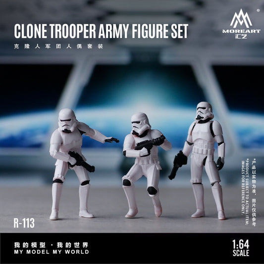 MoreArt - Pre-Order - Clone Trooper Army Figure Set - MO223113