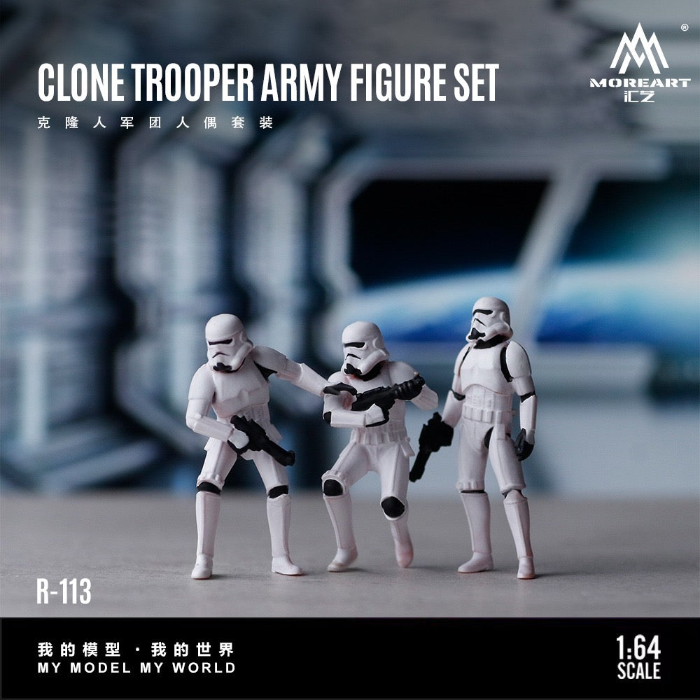 MoreArt - Pre-Order - Clone Trooper Army Figure Set - MO223113