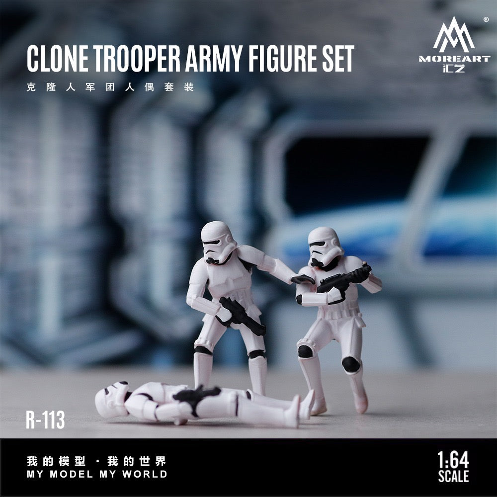 MoreArt - Pre-Order - Clone Trooper Army Figure Set - MO223113