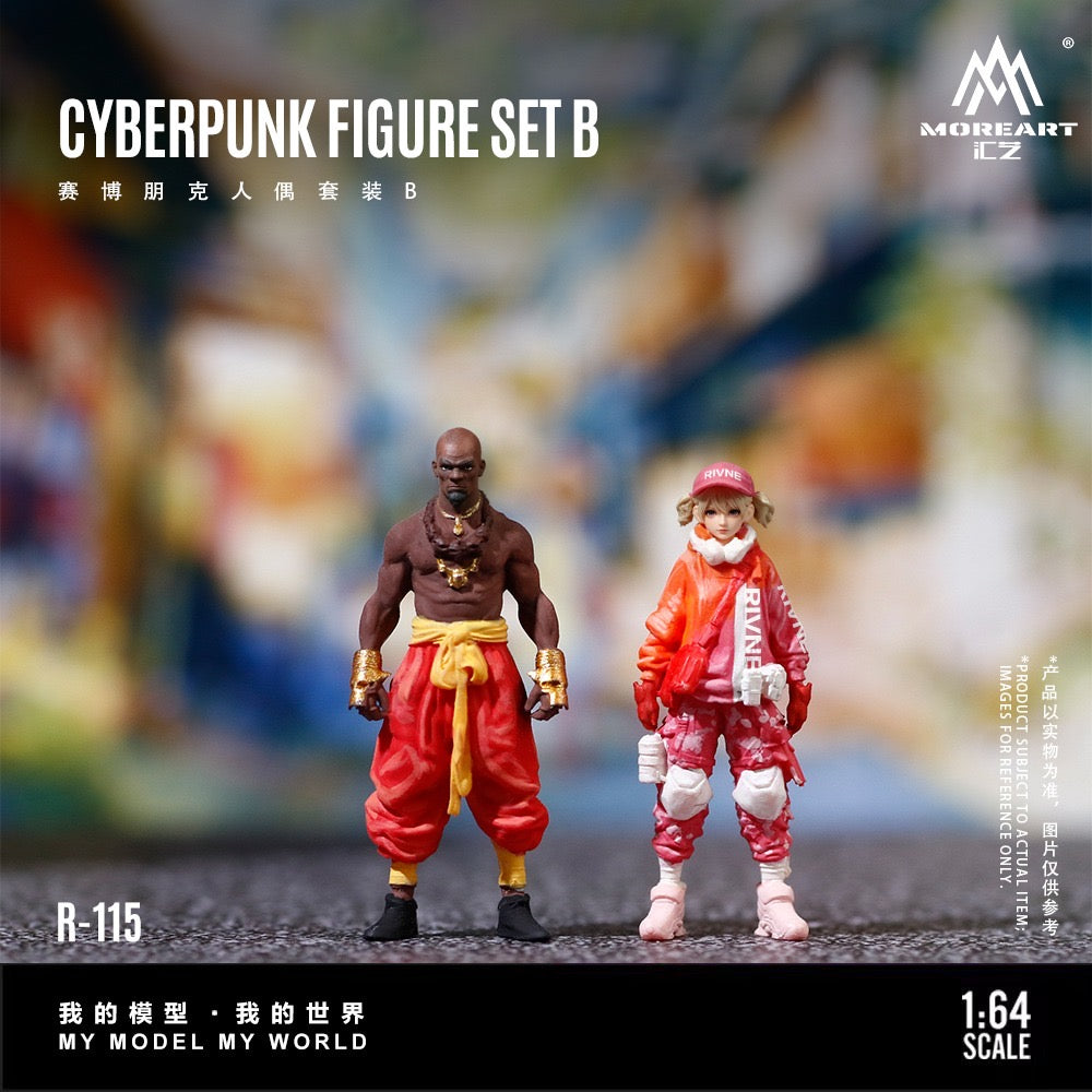 MoreArt - Pre-Order - Cyberpunk Figure Set B - Resin - MO223115