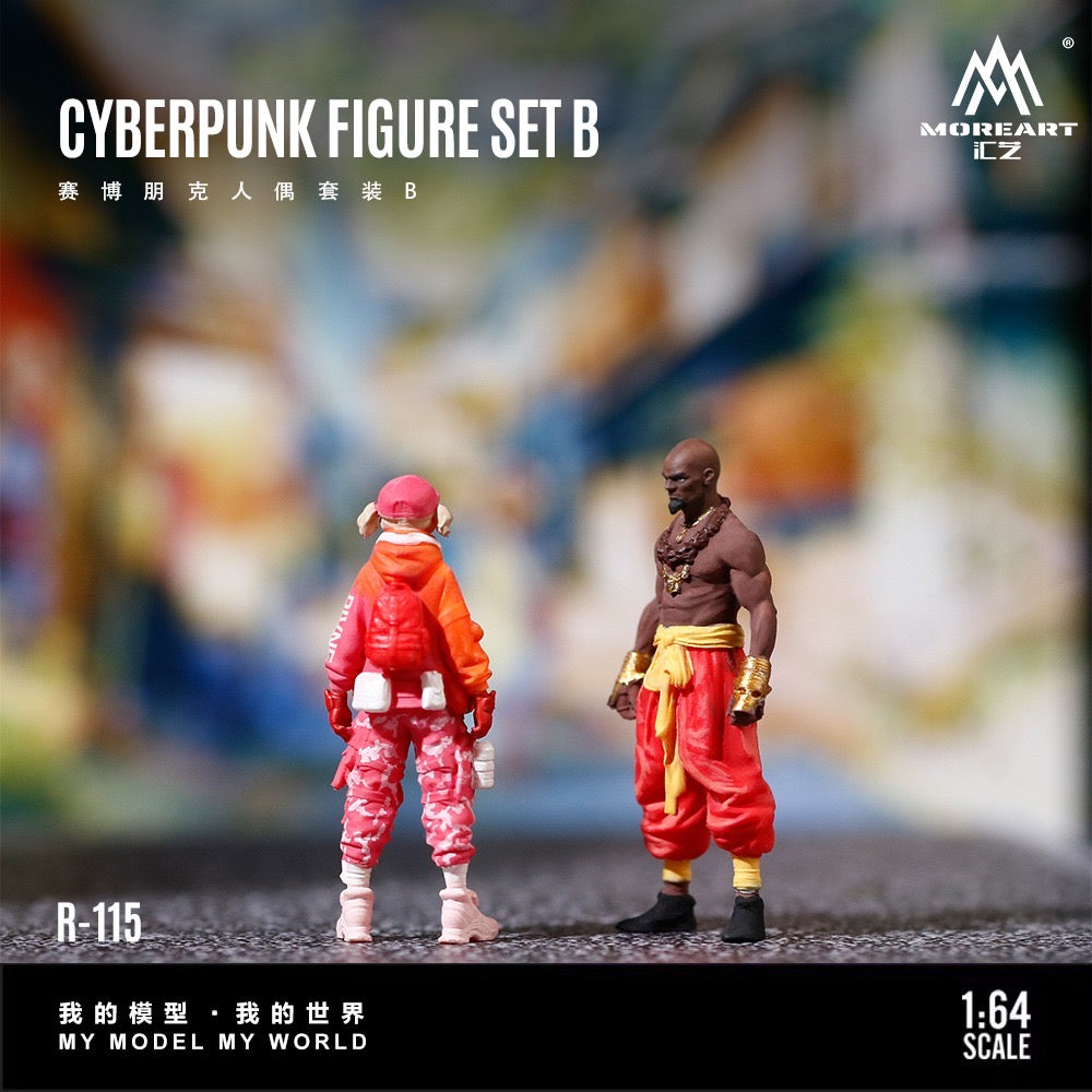 MoreArt - Pre-Order - Cyberpunk Figure Set B - Resin - MO223115