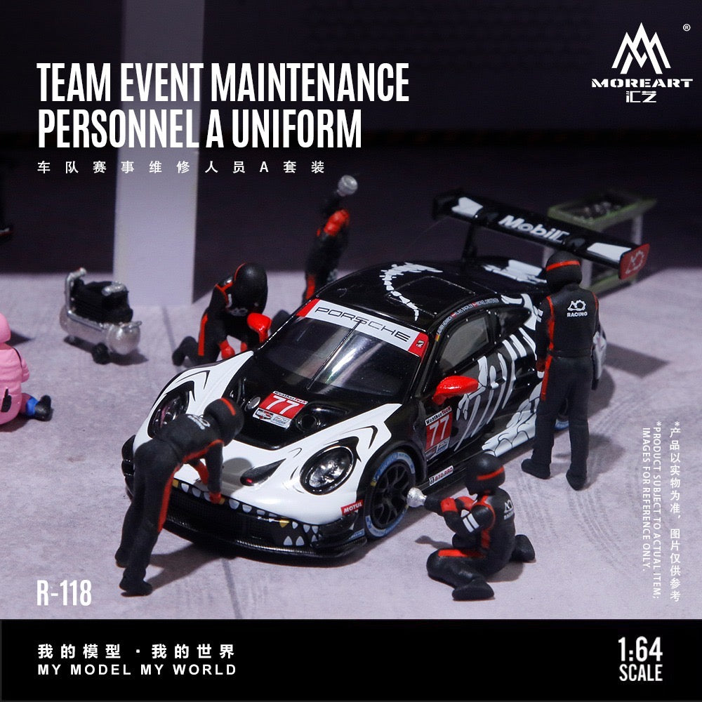 MoreArt - Pre-Order - Racing Team Maintenance Figure Set - Resin - MO223118