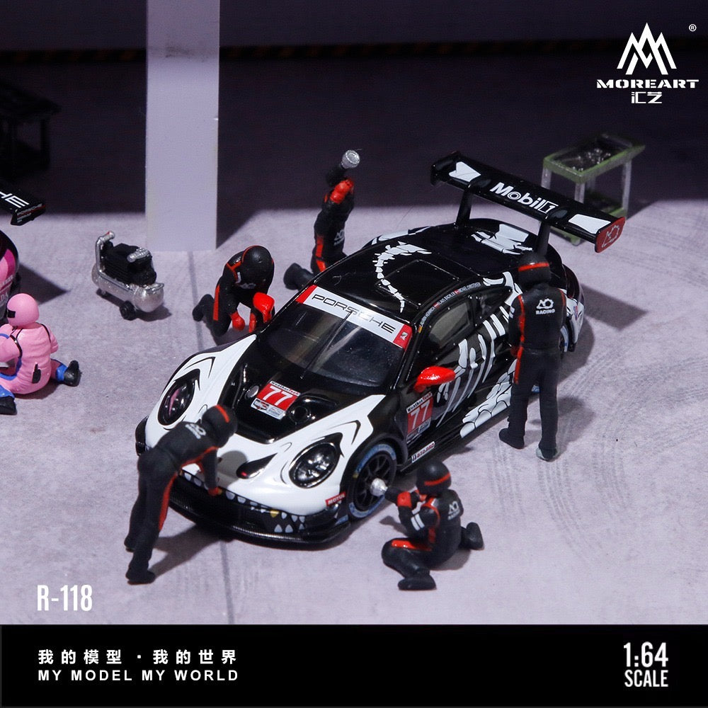 MoreArt - Pre-Order - Racing Team Maintenance Figure Set - Resin - MO223118