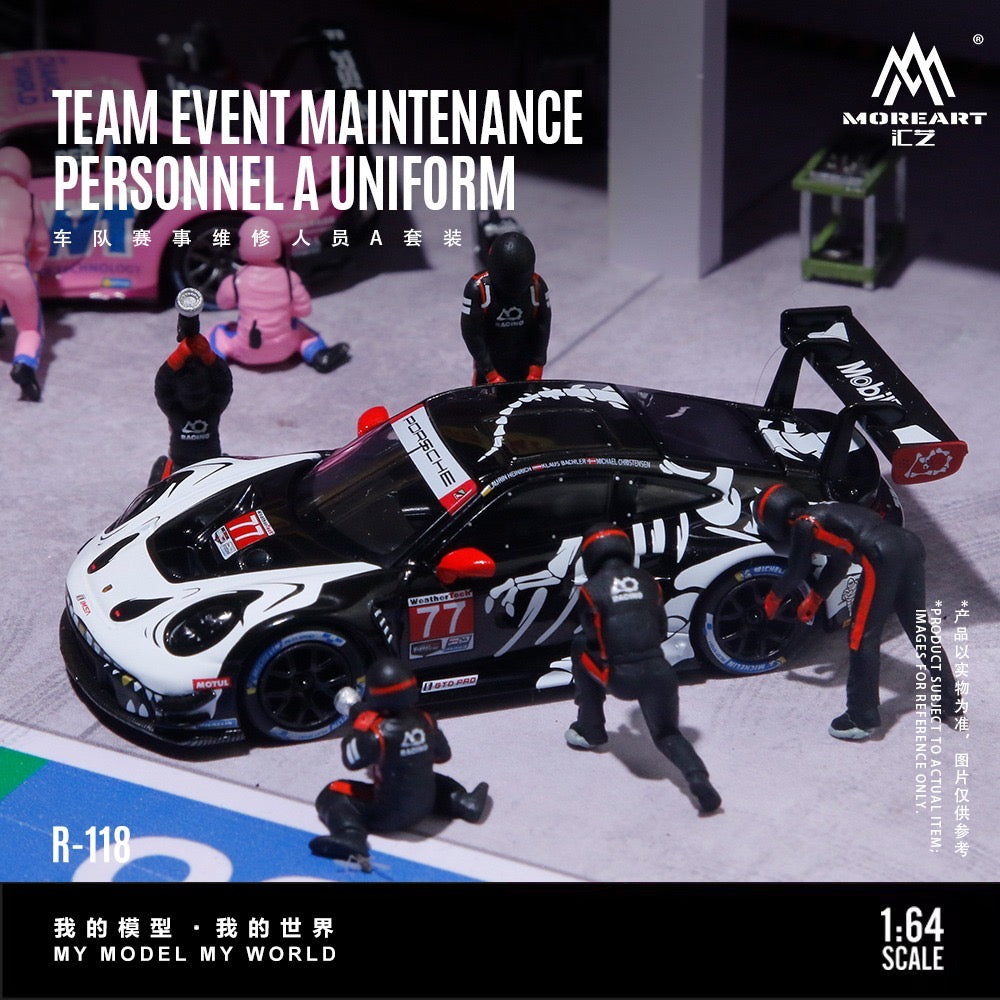 MoreArt - Pre-Order - Racing Team Maintenance Figure Set - Resin - MO223118