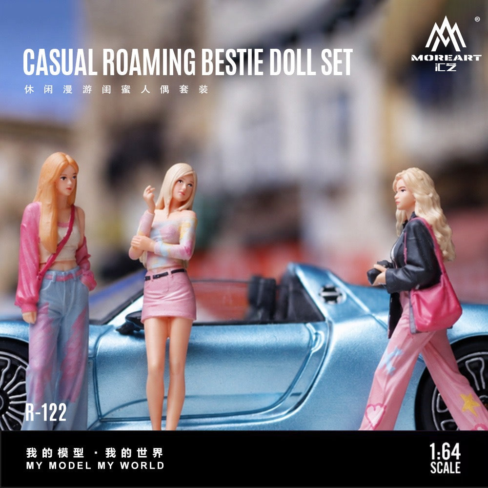MoreArt - Pre-Order - Casual Roaming Bestie Doll Set - Resin - MO223122