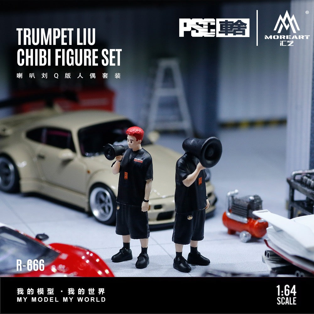 MoreArt × PSC DESIGN - Pre-Order - Trumped Liu Chibi Figure Set - MO223666