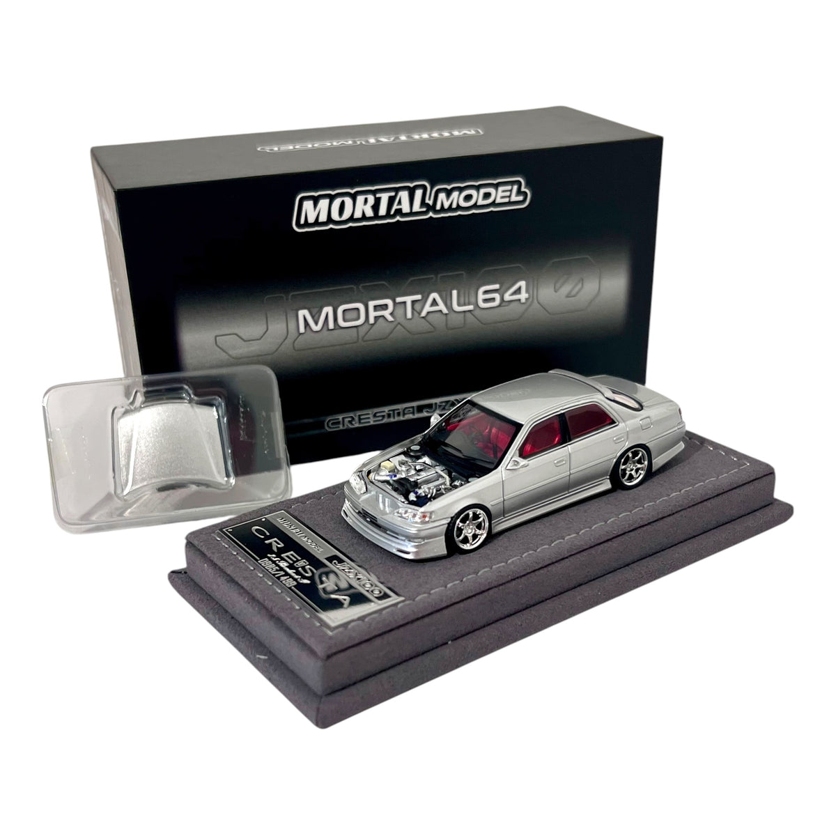 Mortal Diecast - Toyota Cresta 2.5 Roulant G, Silver - MO64-CRES-SIL