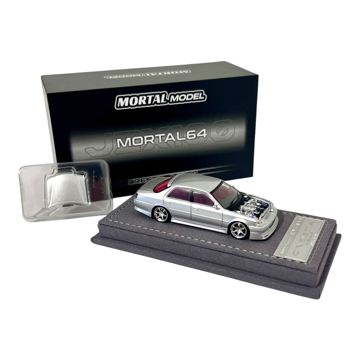Mortal Diecast - Toyota Cresta 2.5 Roulant G, Silver - MO64-CRES-SIL