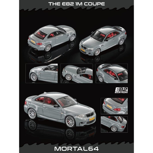 Mortal Diecast - BMW M1 Coupe (E82), grey - MO64-M1C-GRY