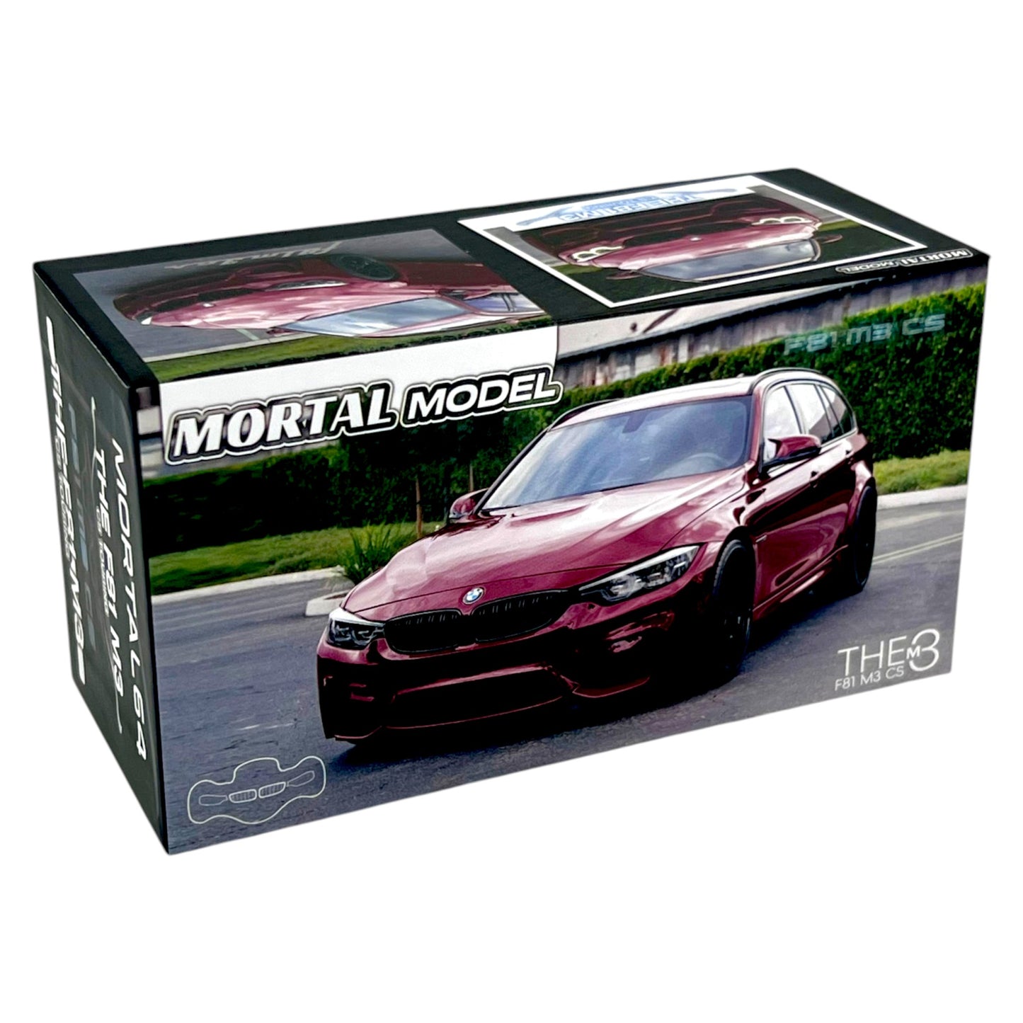 Mortal Diecast - BMW M3 F81 CS Touring, red - MO64-M3CS-RED