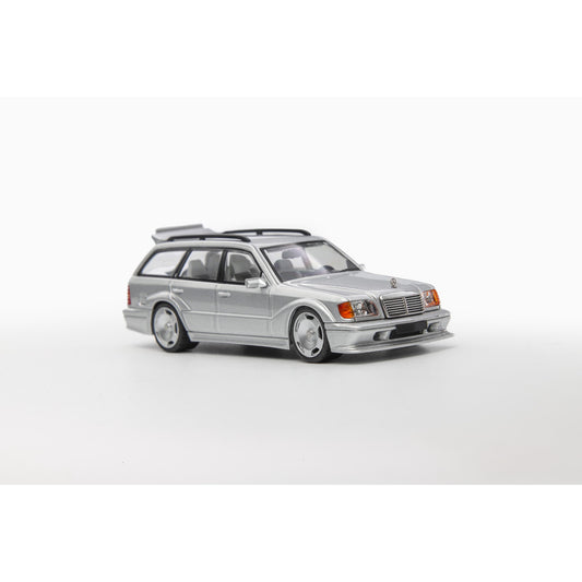 Mortal Diecast - Pre-Order - Mercedes-Benz S124 Wagon, silver - MO64-S124T-SIL