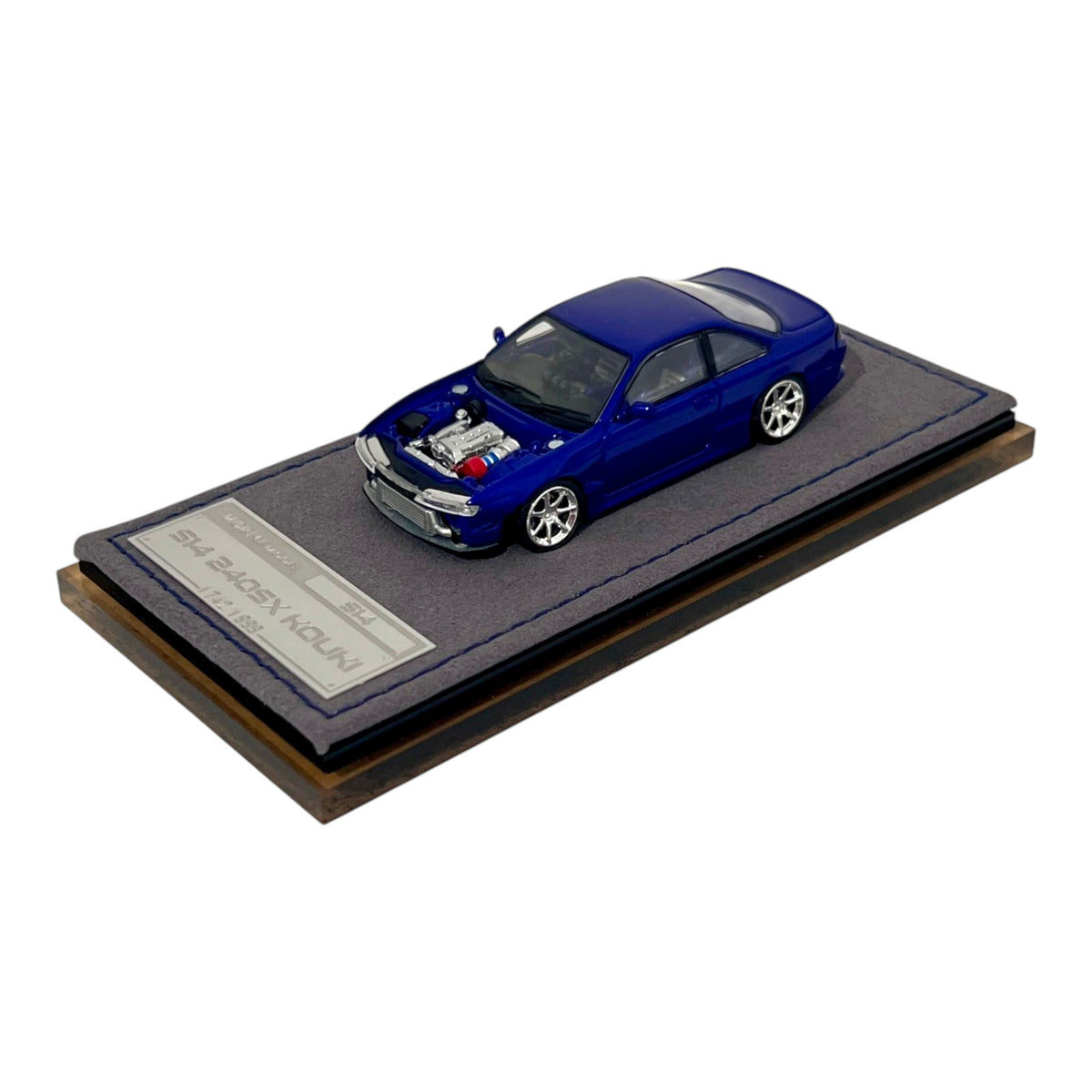Mortal Diecast - Ridge S14 240SX Kouki, Midnight Blue - MO64-S14-KOUKI-BLU