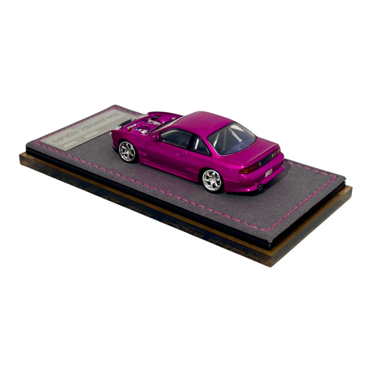 Mortal Diecast - Ridge S14 240SX Kouki, Flash Pink - MO64-S14-KOUKI-PINK
