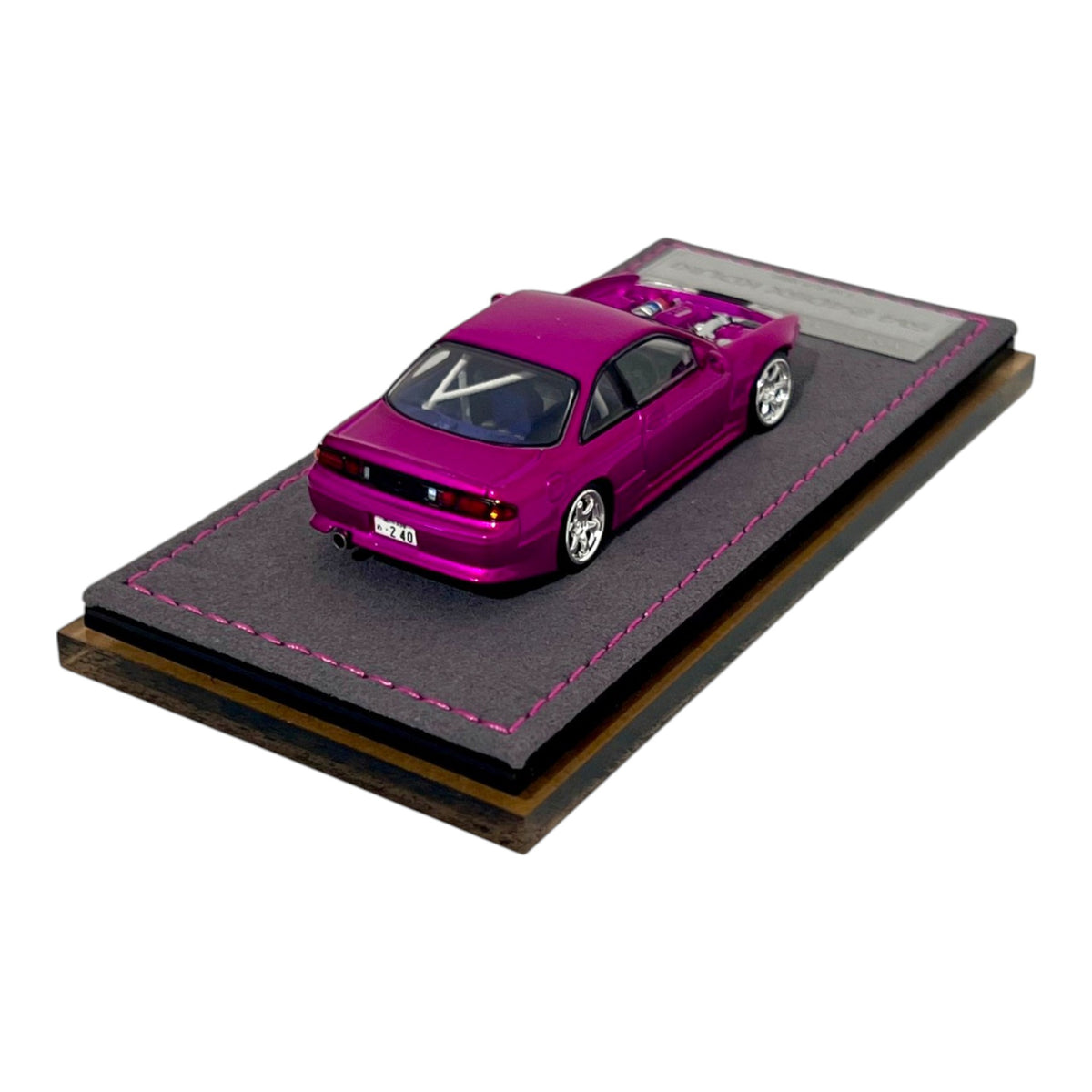 Mortal Diecast - Ridge S14 240SX Kouki, Flash Pink - MO64-S14-KOUKI-PINK