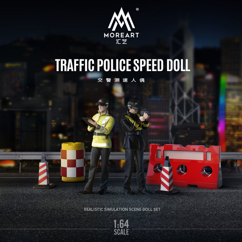 MoreArt - Pre-Order - Traffic Police Speed Figure Set, mit Zubehör - Resin - MO642033