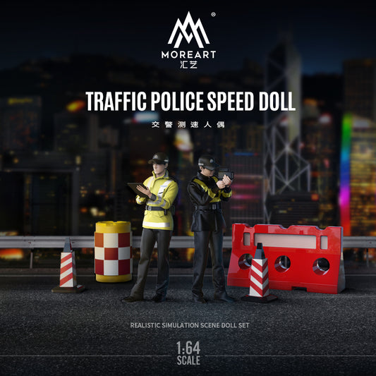 MoreArt - Pre-Order - Traffic Police Speed Figure Set, mit Zubehör - Resin - MO642033