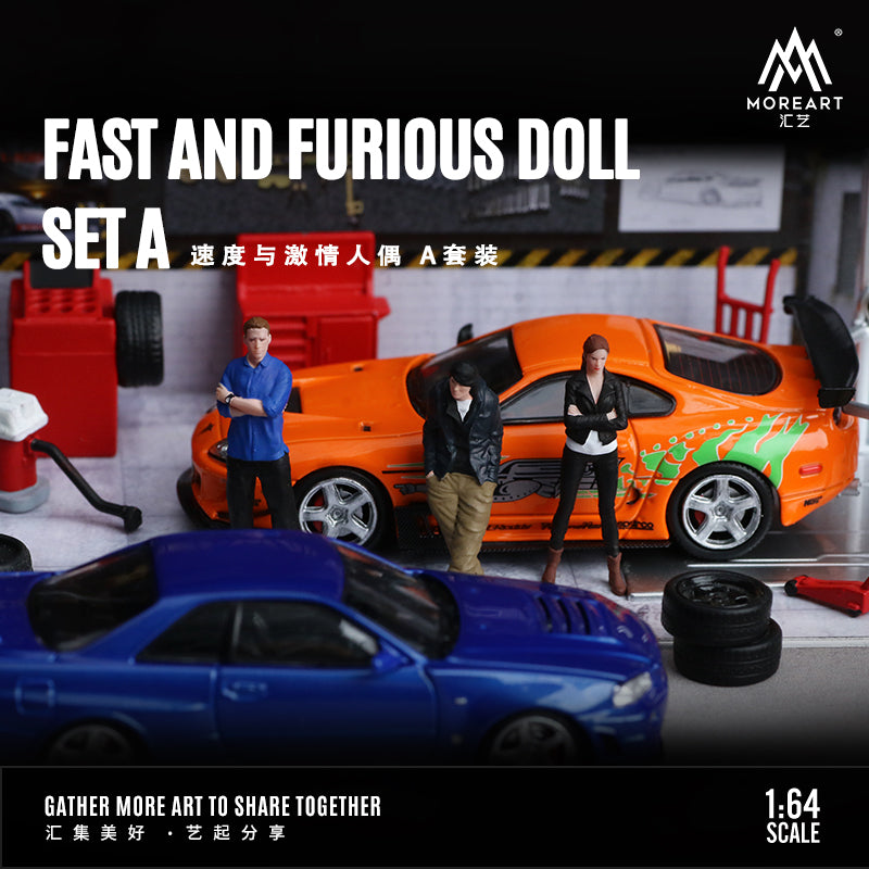 MoreArt - Pre-Order - Speed and Passion Doll Figure Set A - Resin - MO642052